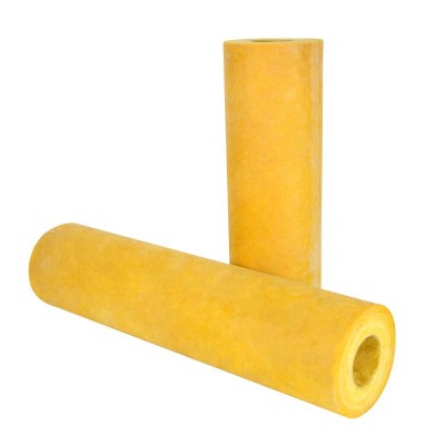 Excellent Fireproof Hydrophobic Soundproofing Office Building Fiberglass Cotton Tube Glass Wool Pipe